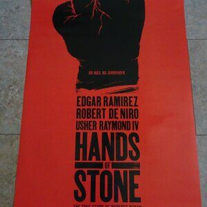 Hands of Stone - Movie Poster with Edgar Ramirez as Roberto Duran - Advance